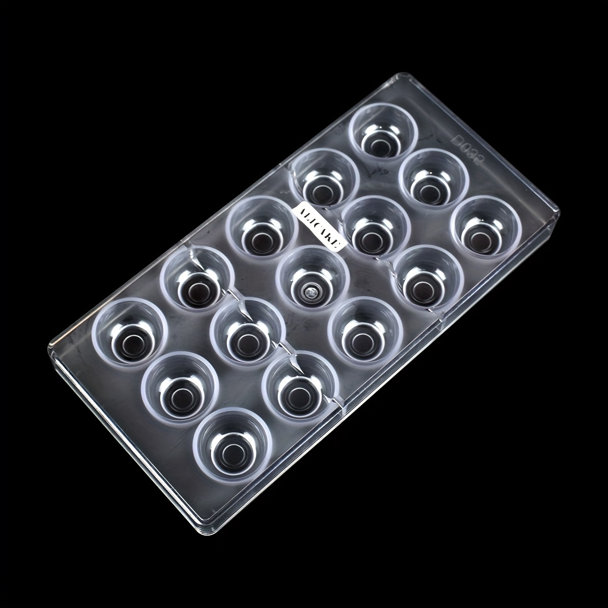 Image of A Hard Chocolate Mold In Of A Bowl, A Chocolate Bowl Mold, Candy Molds Made Of Pc Material, Featuring 15 Cavities, Baking And Pastry Tools, Tools For Making Chocolate Candies
