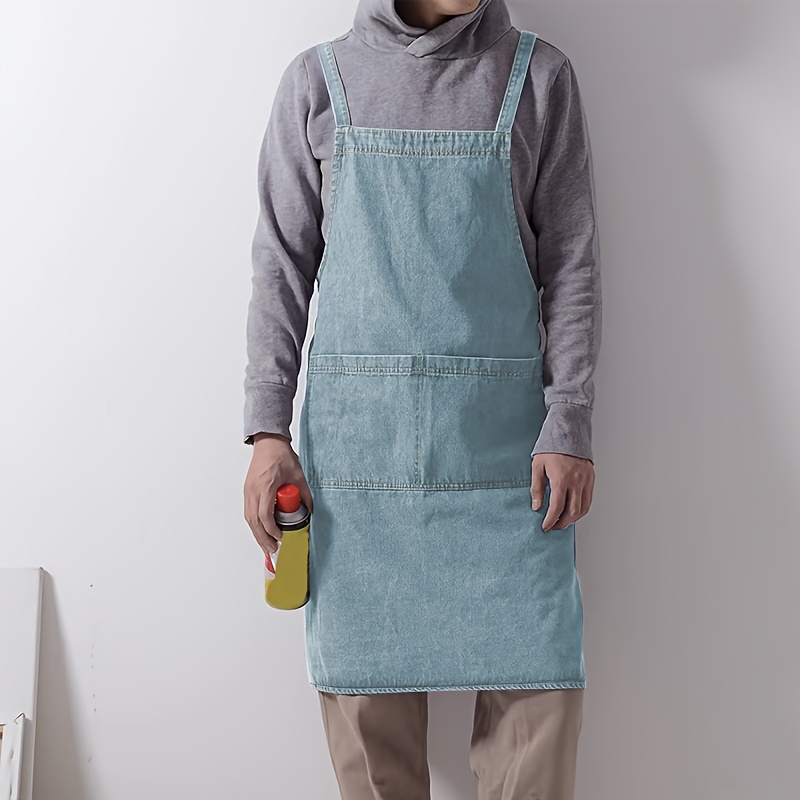 Chef Works Urban Rockford Canvas Bib Apron Steel Grey - BB018 - Buy