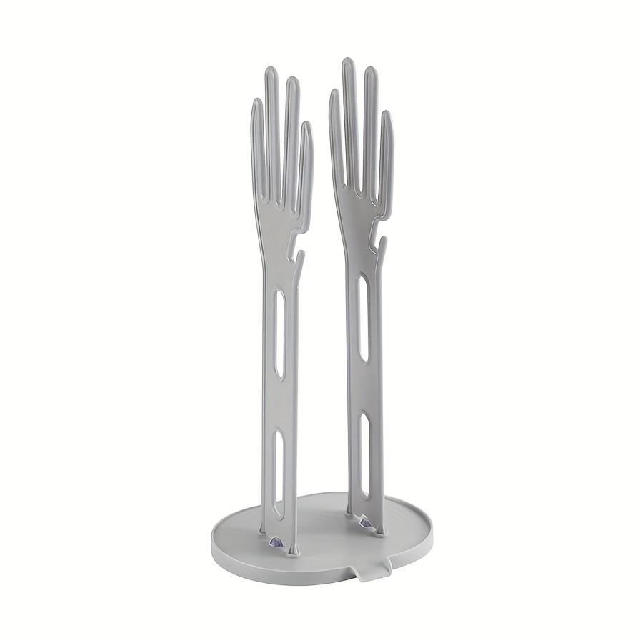 Image of A Drying And Draining Rack For Kitchen Rubber Gloves, A Holder For Gloves, And A Storage Rack For Towels And Cloths And Bathroom