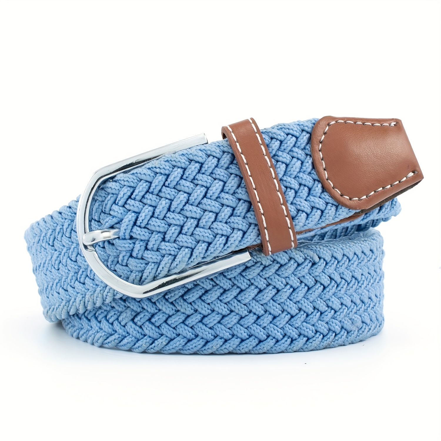 Artikelbild herren-gürtel aus segeltuch, damen-stretchbund, elastischer stretchgürtel im koreanischen stil, golfgürtel