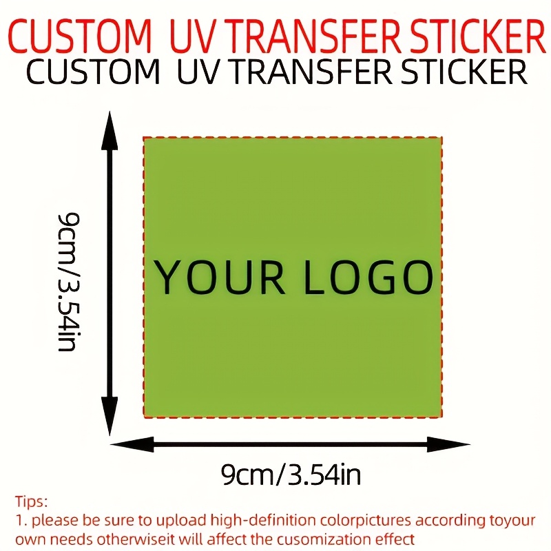 TEMU 2d Flat Sticker 1pc Custom Uv Dtf Transfer Sticker - Durable, , Suitable For Mugs, Cars, Phones, Computers, Water Bottles, Gift Boxes (sticker )