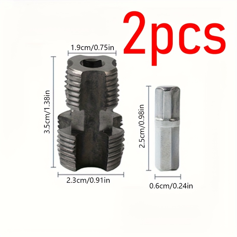 TEMU Ppr Ppe Pipe Thread Repair Kit 1 2  3 4 Drillactivated Tapping Tool With Integrated Joint Adapters For Quick Plumbing Fixes