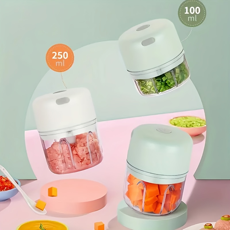 electric garlic crusher portable mini food chopper vegetable chopper small food processor suitable for garlic puree onion herbs vegetables   blender as well   tomato dicer chopper and ginger mincer garlic peeler electric automatic garlic peeler automatic peeler for   preparation kitchen gadget portable appliance spacesaving device   motor sturdy build garlic mincer vegetable processor busy professionals home cooks Product details 6
