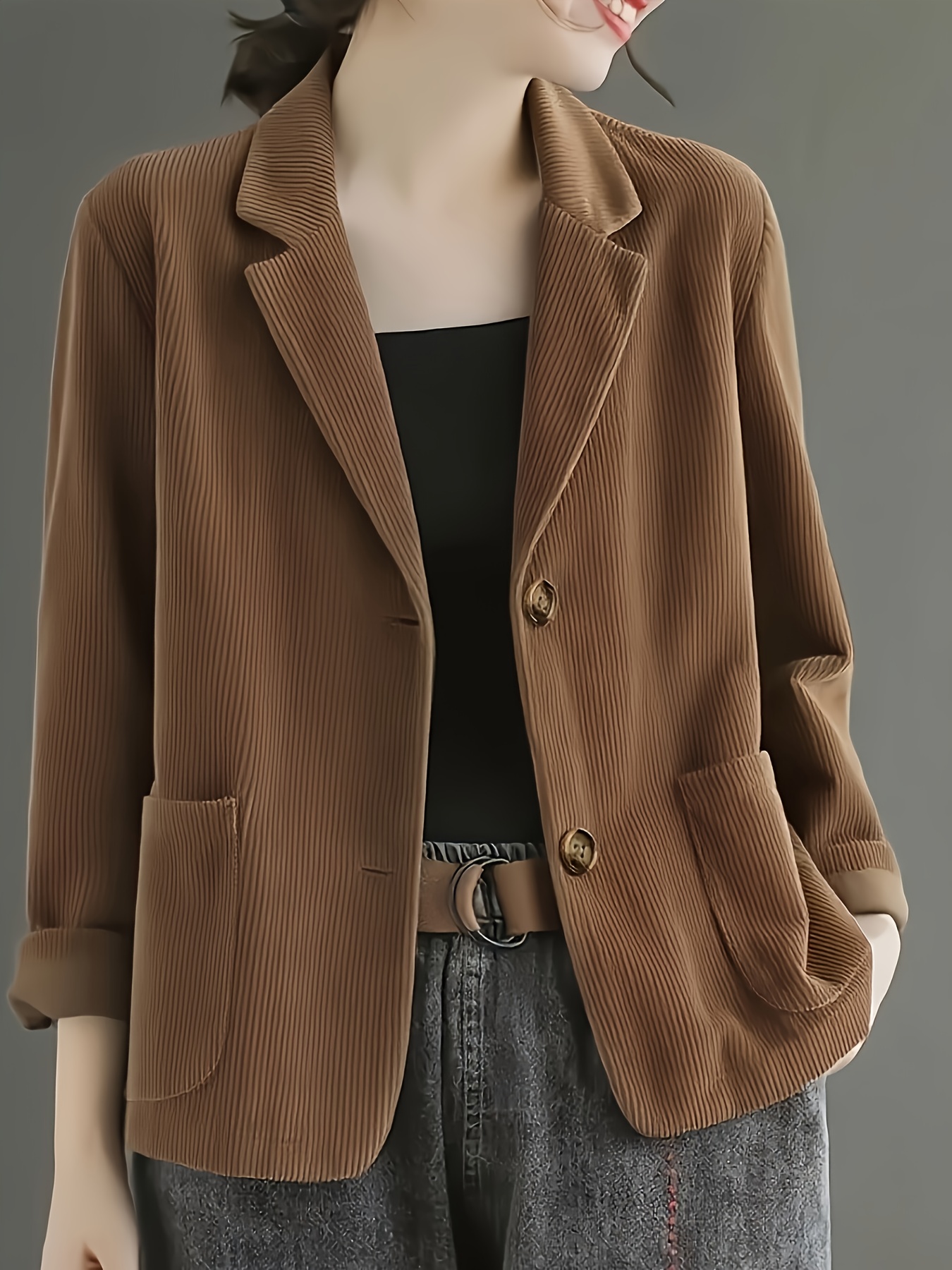 Elegant Corduroy Blazer