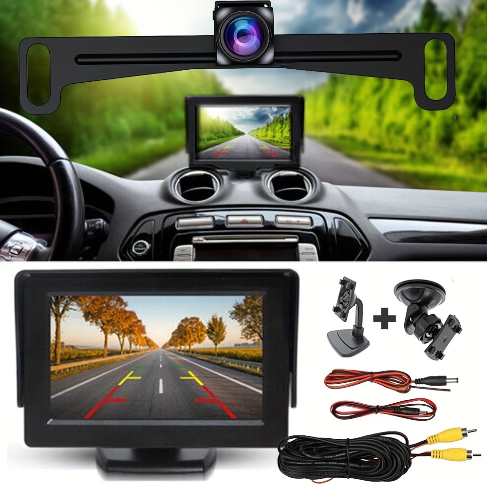 4,3-Zoll-HD-Digital-Farb-Auto-LCD-Monitor Für PKW-LKW-SUV-Parksicherheit  Universal - Temu Austria