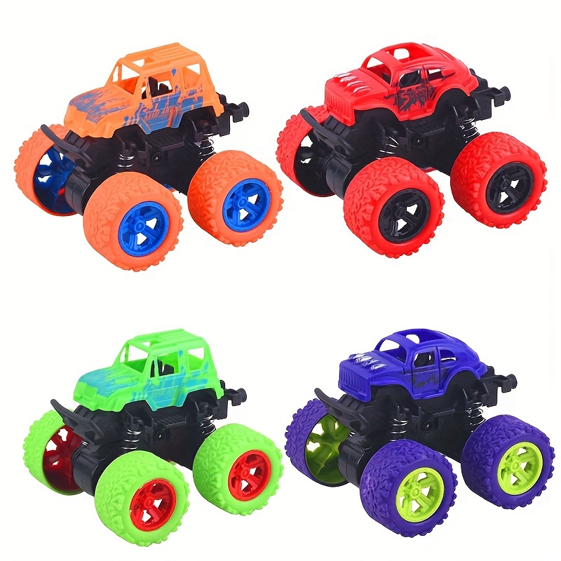 

1pc Color Random Children's Toys Inertia 4 Wheel Drive Stunt Off Road Vehicle Monster Toy Car Gift Toy