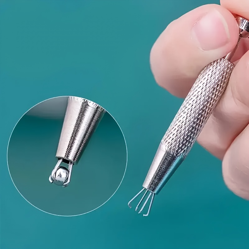 thumbnail interactive-video image 1 of Piercing Ball Grabber Tool 3-Pack 4-Claw Pickup Tools - Jewelry Tweezers For Small Parts & Electronics (Silver) Rhinestone Picker Tool 1 of 14