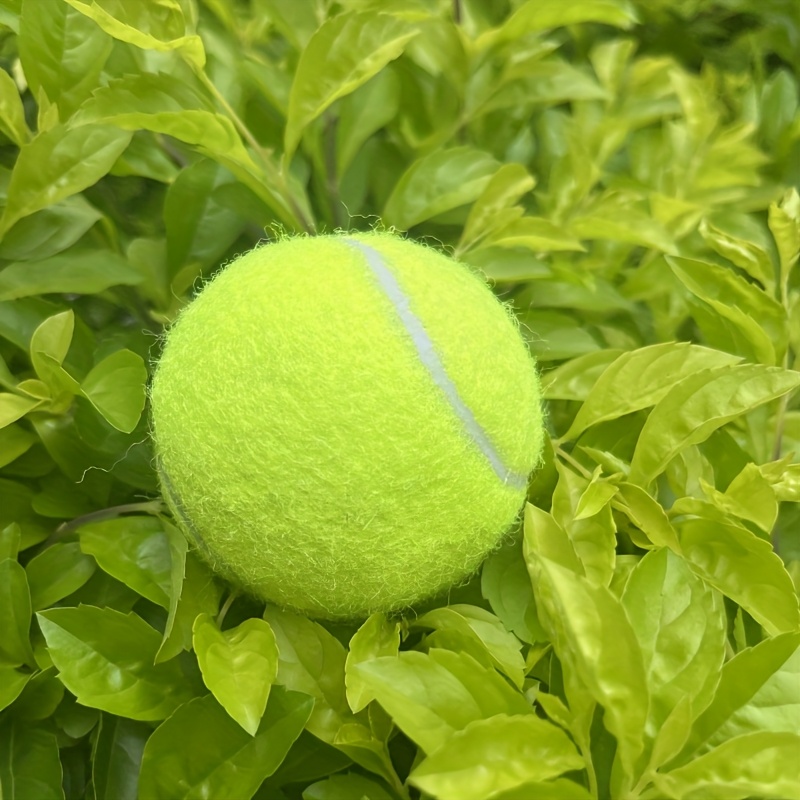 Image of 1pc High-quality Tennis Ball, Elastic, Suitable For Tennis Matches And Sports Training, Aesthetic Gift