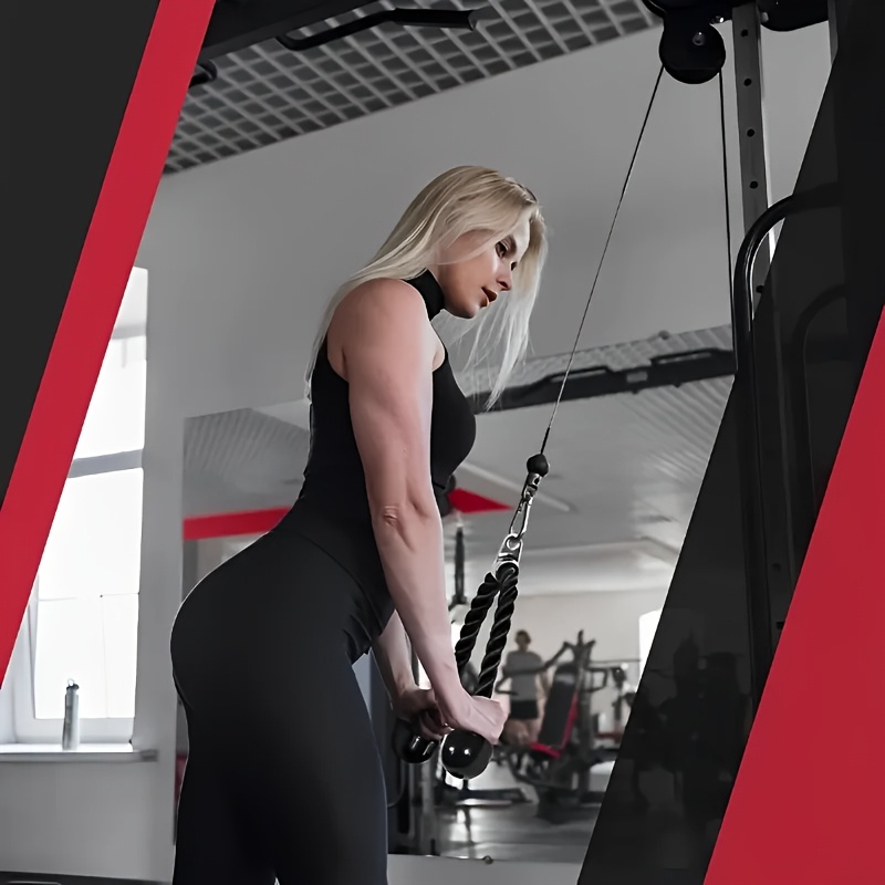 Four Models Available Door Frame Equipment Bicep Training Double-Headed Rope Gym Accessories Triceps Push Down Handle