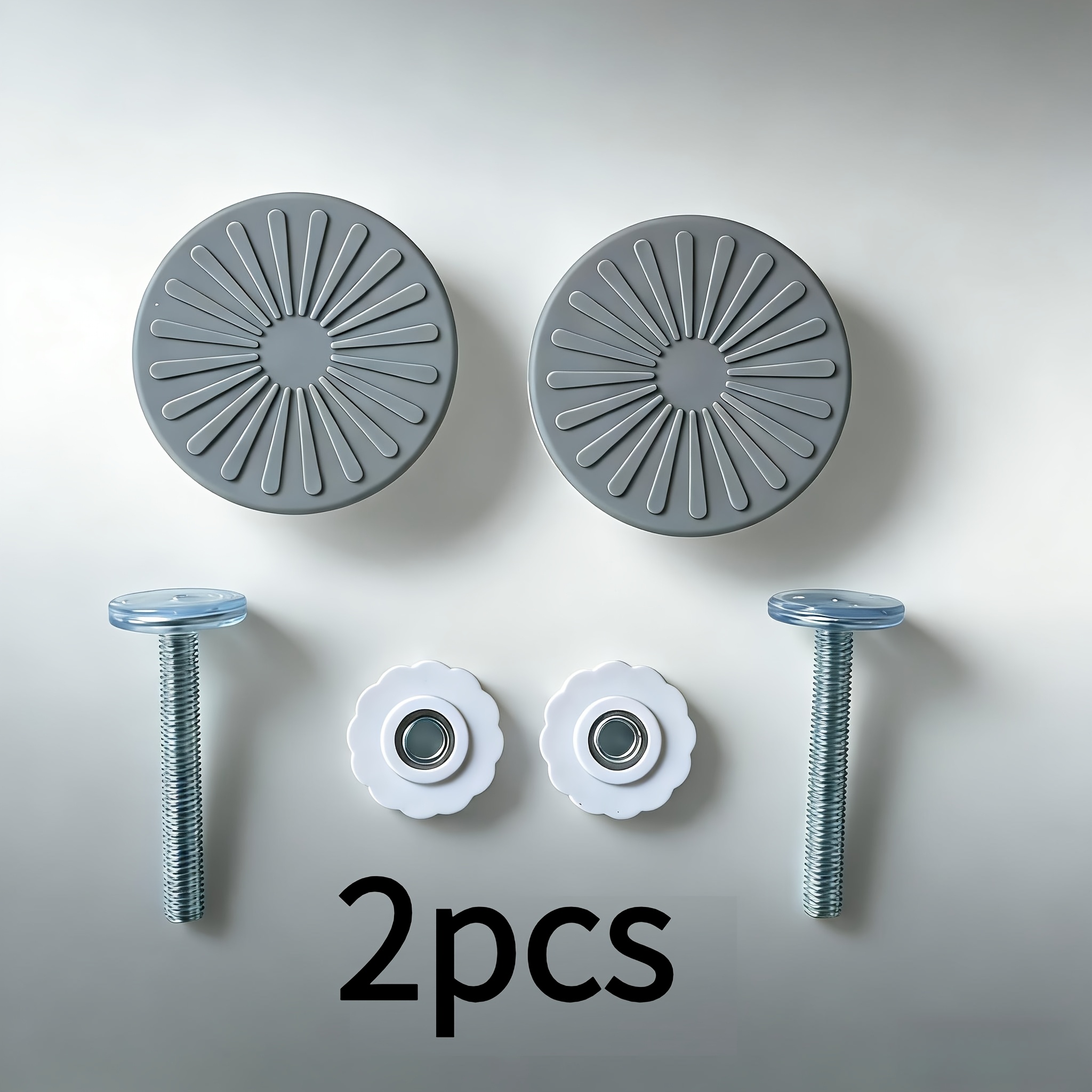 TEMU Lot de 2 pièces d'extension robustes en plastique blanc pour barrière de sécurité pour animaux de compagnie, accessoire de barrière d'escalier