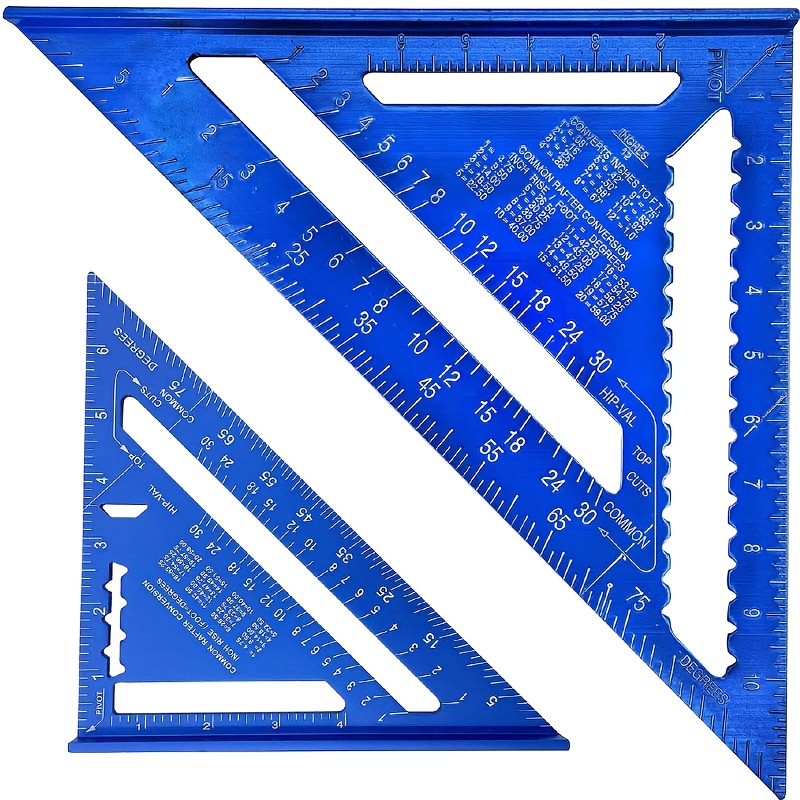 Temu 2 Rulers, Measuring Inches And Inches, Are Versatile Carpentry Tools That Used In Different .-image