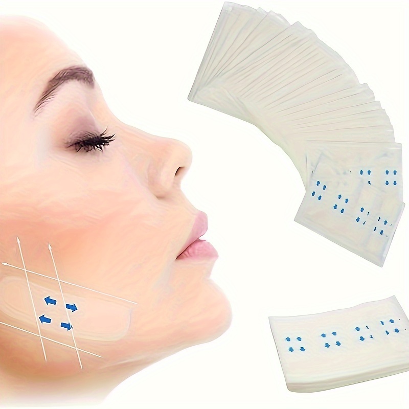 

120pcs Matte -face Lifting Patches, Transparent Chin Tape, Suitable For Eyes, Chin, And Forehead