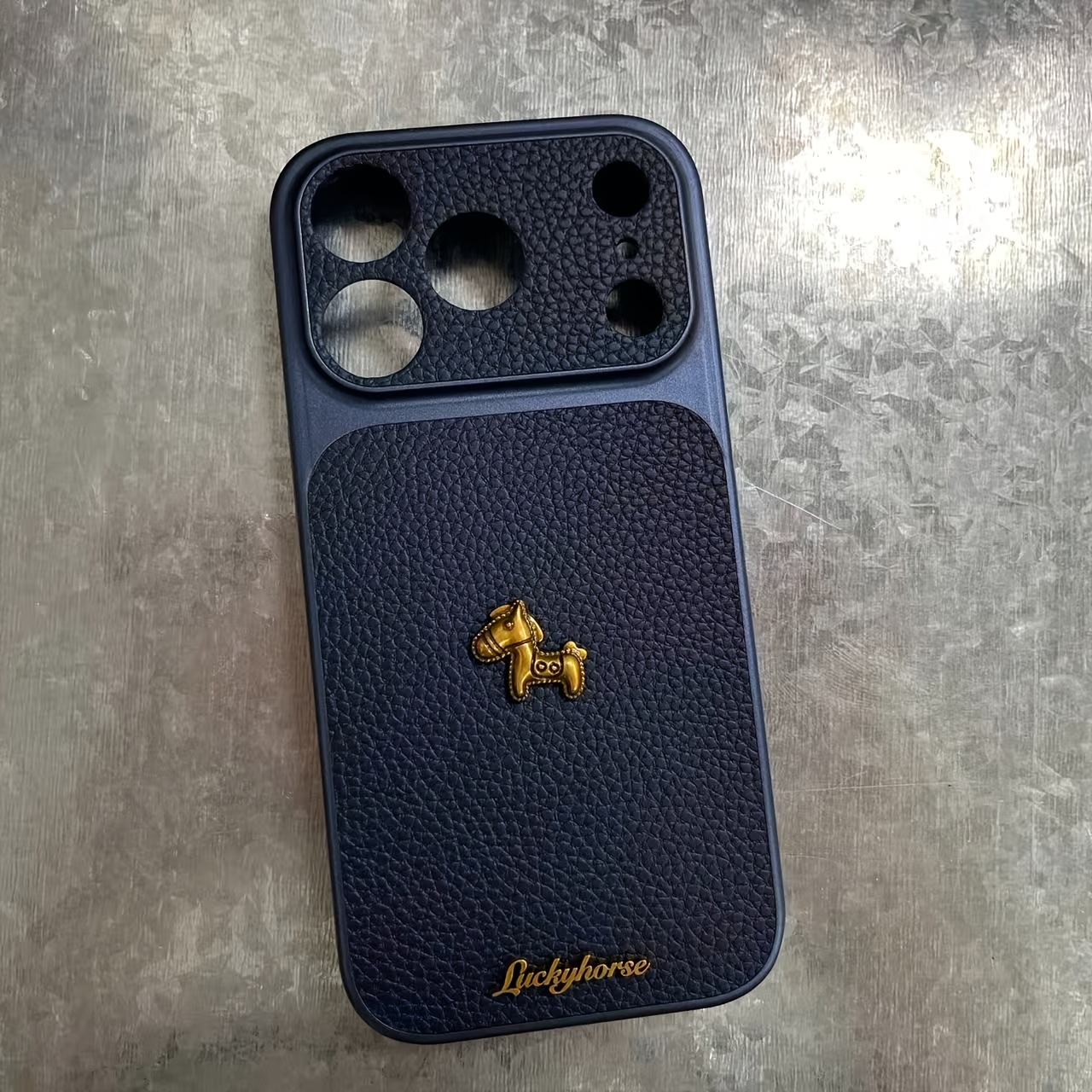 TEMU Phone Case: 2026 Year Of The Horse , Suitable For 17 Pro Max Phone Case In Synthetic Leather, Iphone 16 High-end Niche Popular 15 Zodiac Year ,