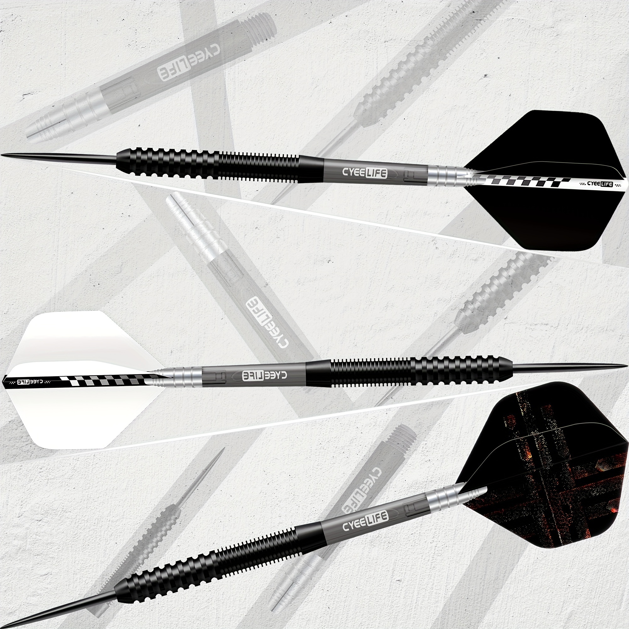 26G Hard Metal Dartpijlen (Totaal Gewicht 28.3G) voor Professionele Competities en Thuisgebruik