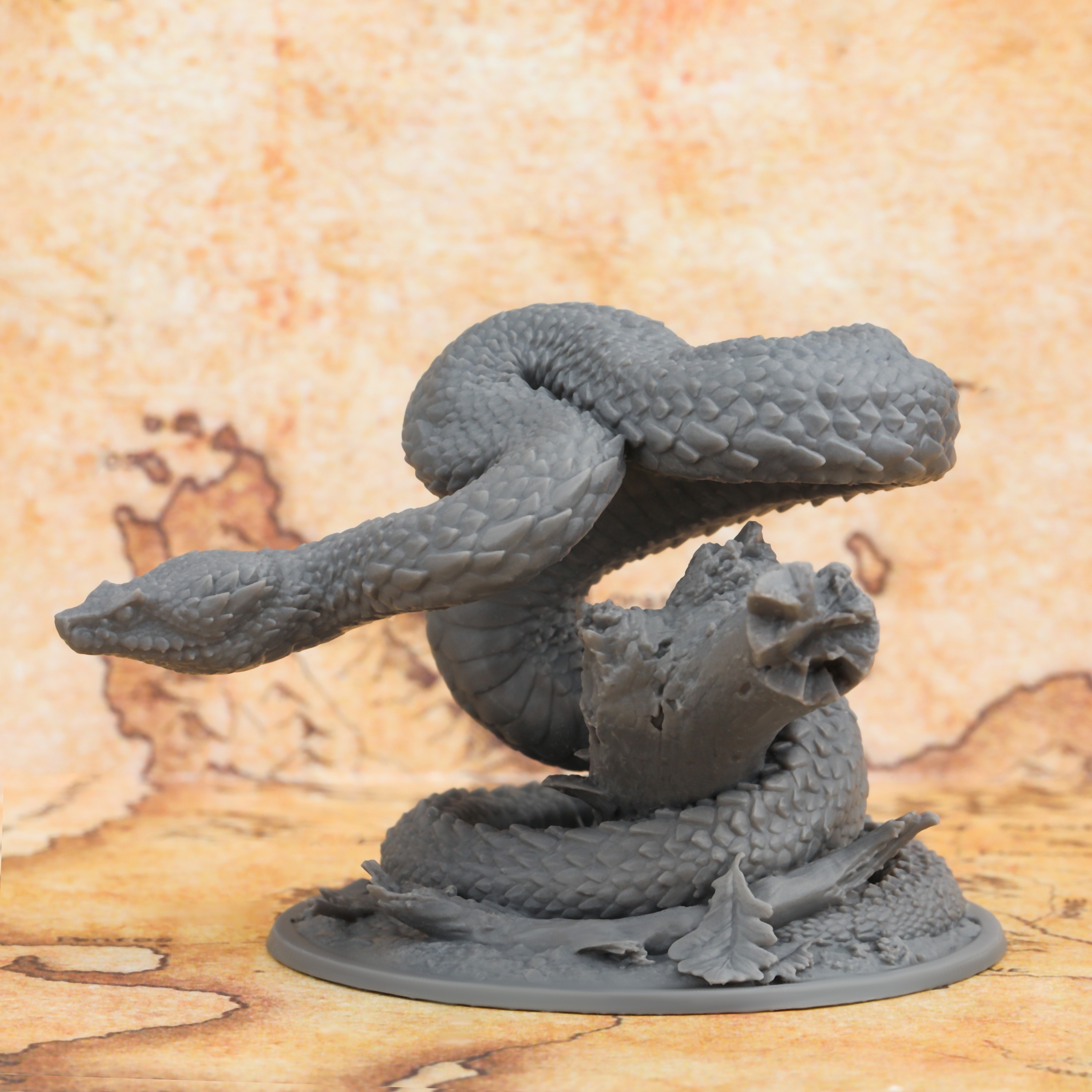 Omglobal 50mm Snake Miniature - Unleash Imagination With Vivid Rpg ...