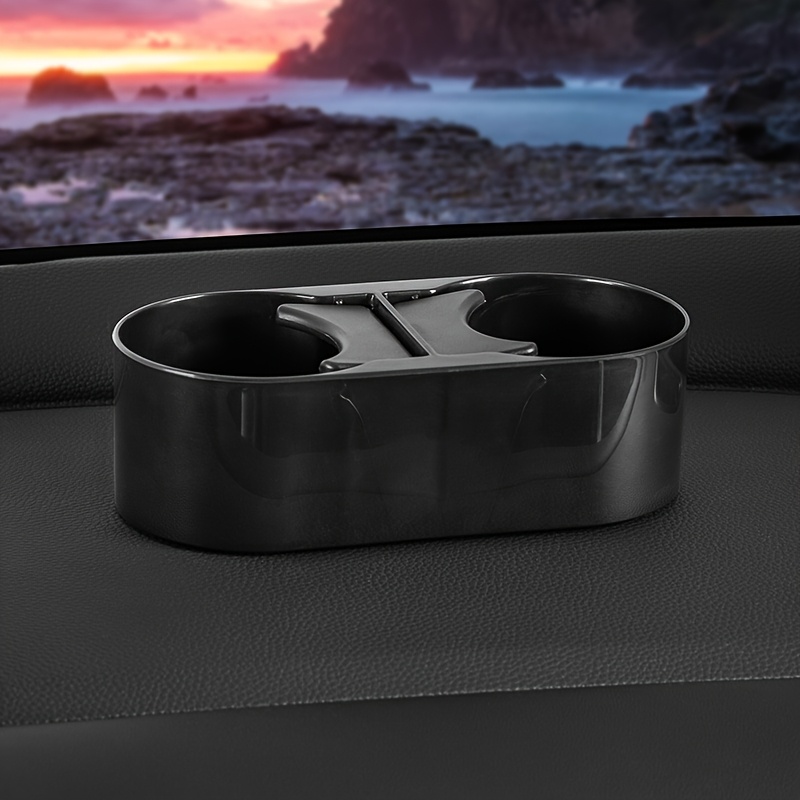 TEMU Multi-functional Car Dashboard Cup Holder & Storage Box - Extra Large, Thickened, Durable, Creative &