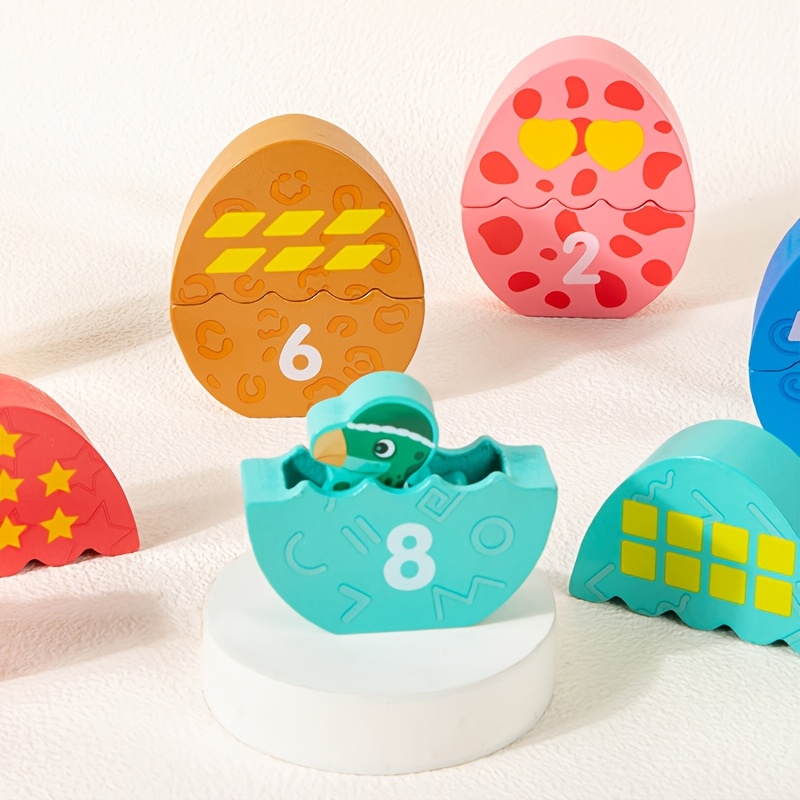 Cute Dinosaur Egg Matching Educational Toy