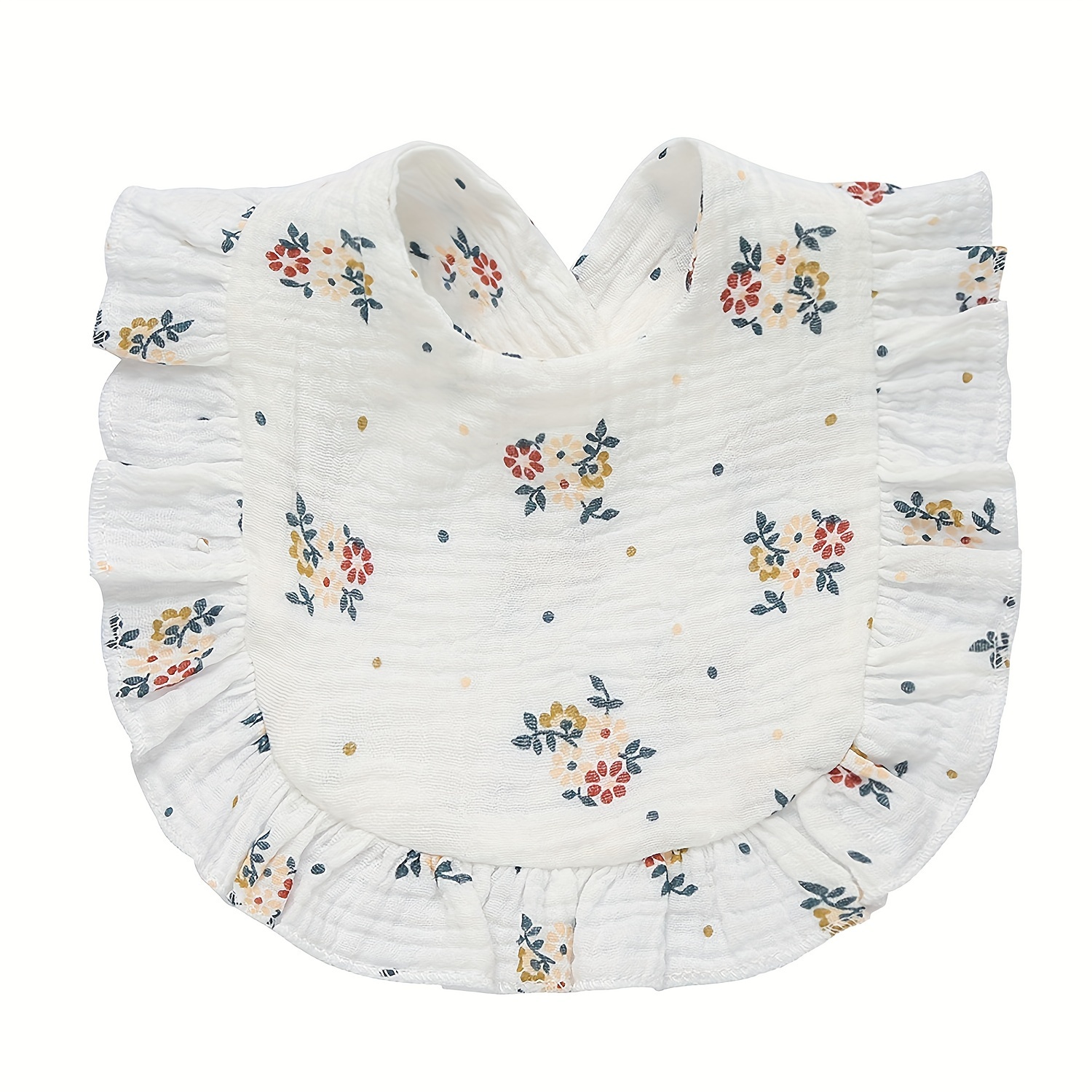 6pcs muslin bibs soft adjustable bibs for teething and     in dark and light color combinations details 15