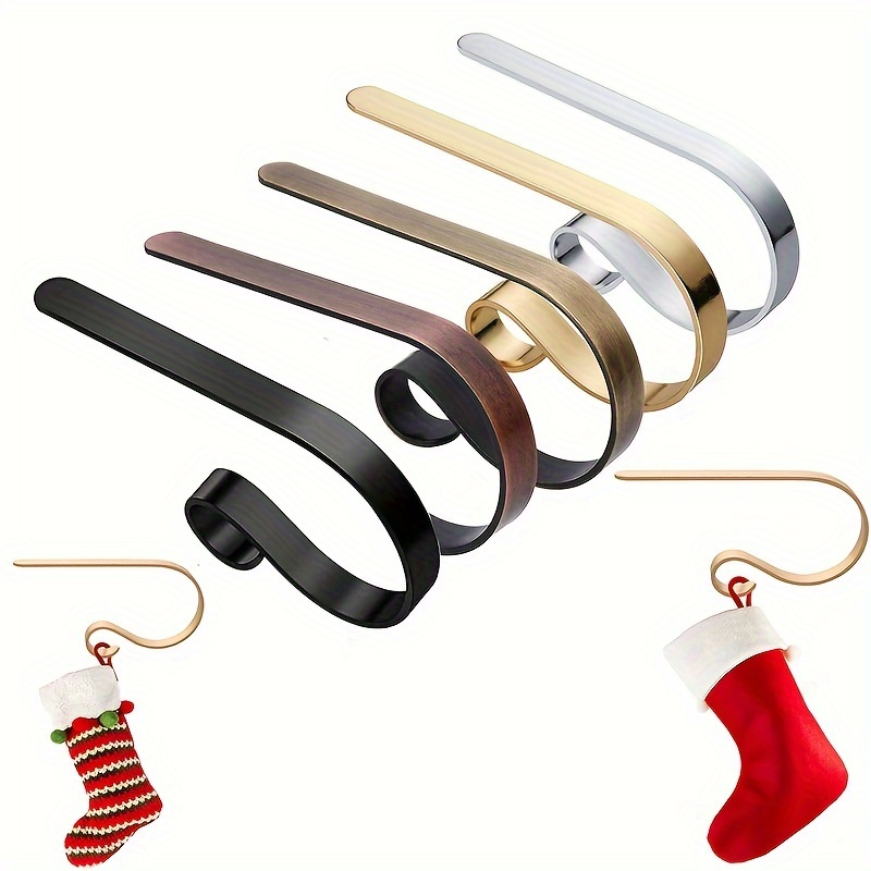 

Yxxluyh Adjustable Christmas , 3-pack/7-pack Iron Mantel Hook Hangers, Non-slip Lightweight S-hooks For Fireplace Decoration, Holiday Party Home Decor Accessory