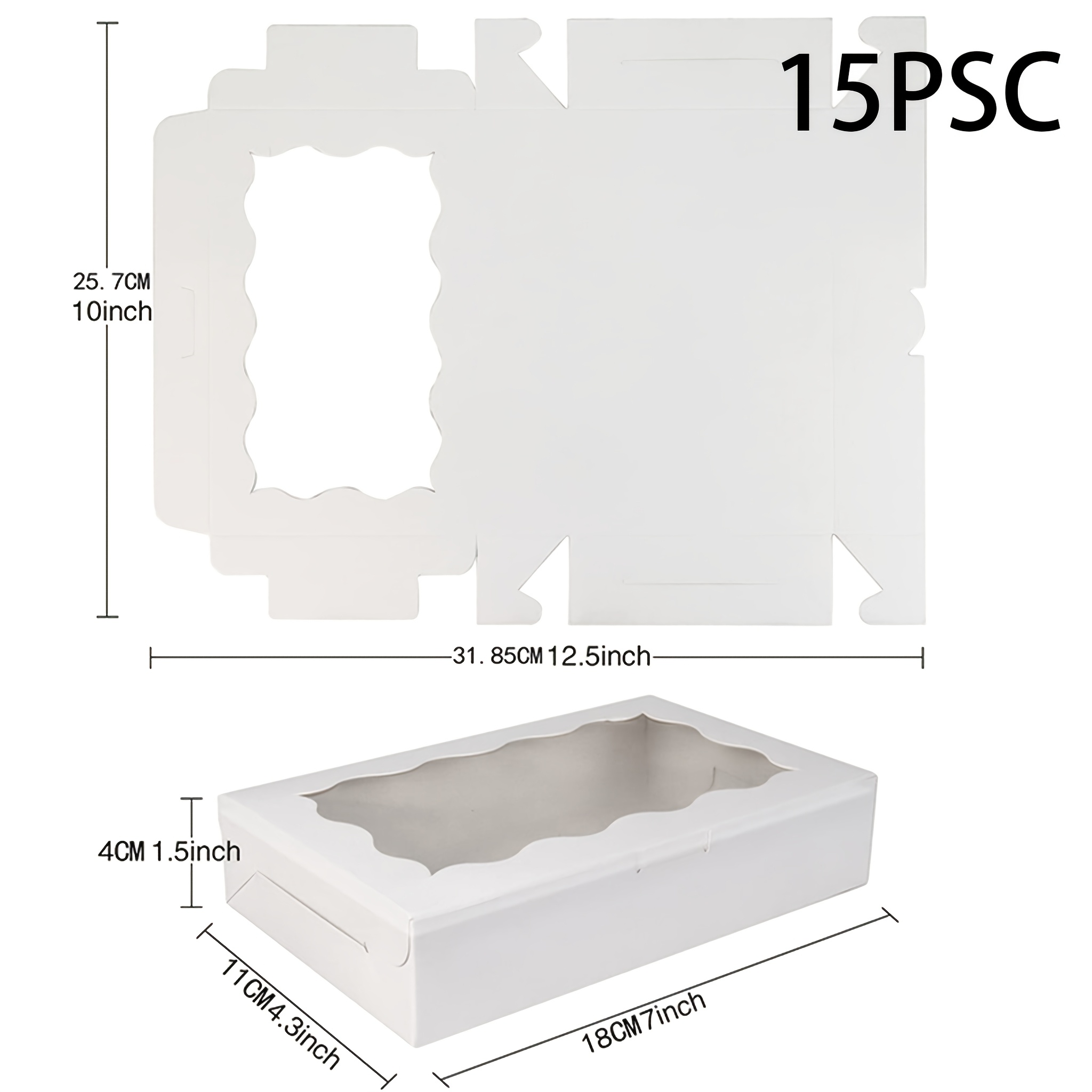 TEMU Gift Box And Clothing Box. Gift Box Has A Transparent Corrugated Window And Is A Small Paper Candy Box With A Size Of 4x11x18cm. Suitable For