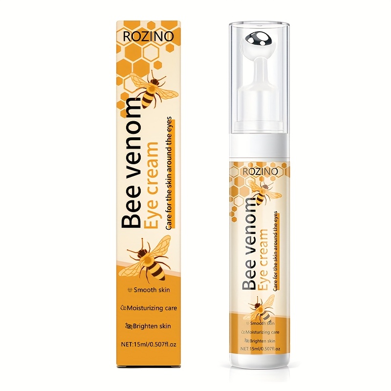 Image of Rozino Bee Venom Eye Cream Suitable For Dark Circles, Wrinkles &, Instant Gel With Bee Venom Formula, Suitable For Skin Types, &, Under- Bags &