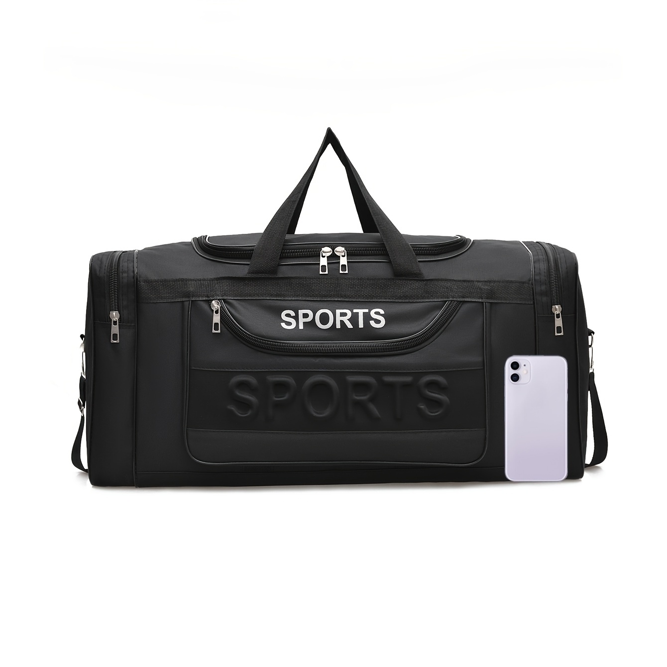 1pc Foldable Luggage Bag Extra Large Capacity Travel Bag Multi-pocket