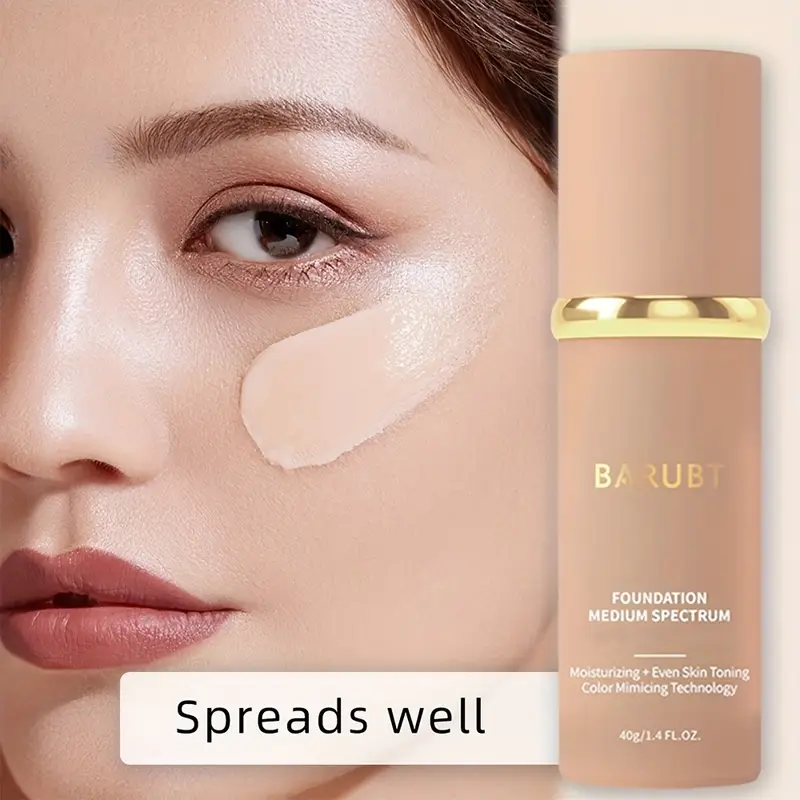1pc/2pcs/3pcs 4in1 kleurveranderende foundation, gladstrijkt fijne rimpels met natriumhyaluronaat, hydraterend en voedend, concealer, primer, waterdicht en zweetbestendig details 2