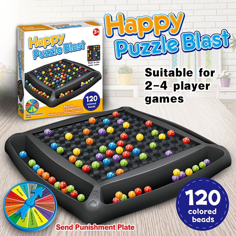 Rainbow Matching Board Colorful Chessboard Puzzle Toy Parent-child Interaction Multiplayer Toy Holiday Gift