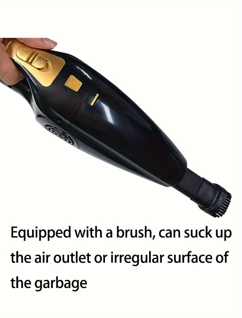 Large Suction Strong Vacuum Cleaner - Portable Dry-Wet Vacuum for Car and Home.