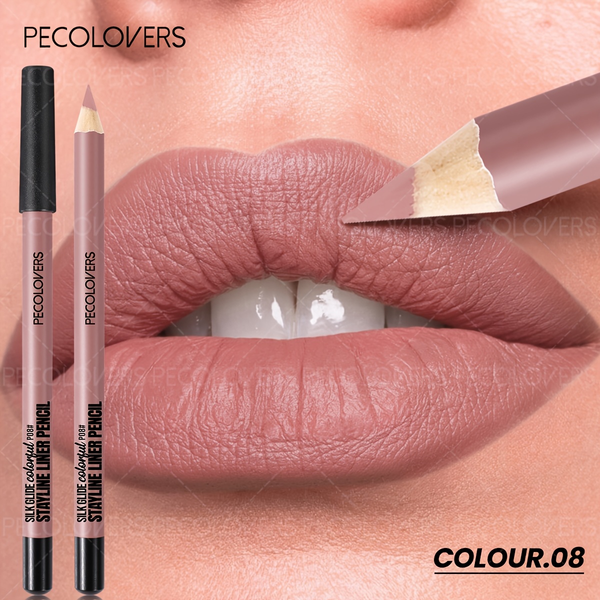 Waterproof Lip Liner, Velvet Matte Long-, Waterproof And Sweat-proof, No Cup Staining, No Smudging, Easy To Color