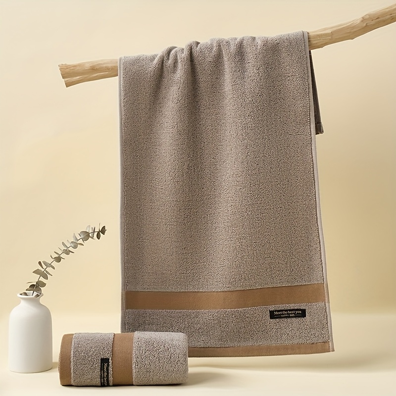 Luxury Cotton Towels—, Absorbent, And Quick-drying—perfect For Spas, Poolside Retreats, And Hotels. Enjoy A Luxurious Experience At Home. Bathroom Decor Towels