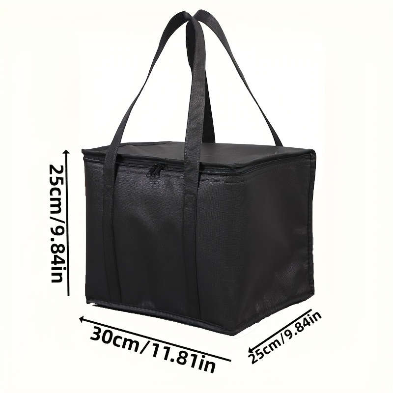 Image of 1pc, Thickened Large Capacity Outdoor Insulated Bag, Foldable Cold/hot Insulation Box, Car Insulated Cooler, Outdoor Bag, Not For Direct Food Contact