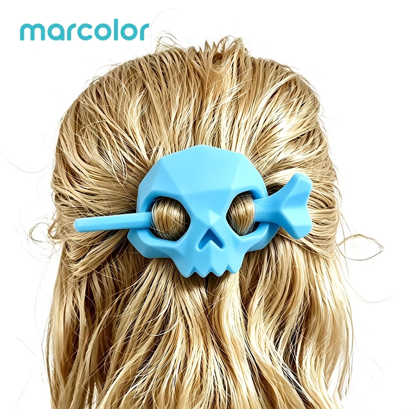 Halloween Gothic Style Skull Headband Hair Clip for Women