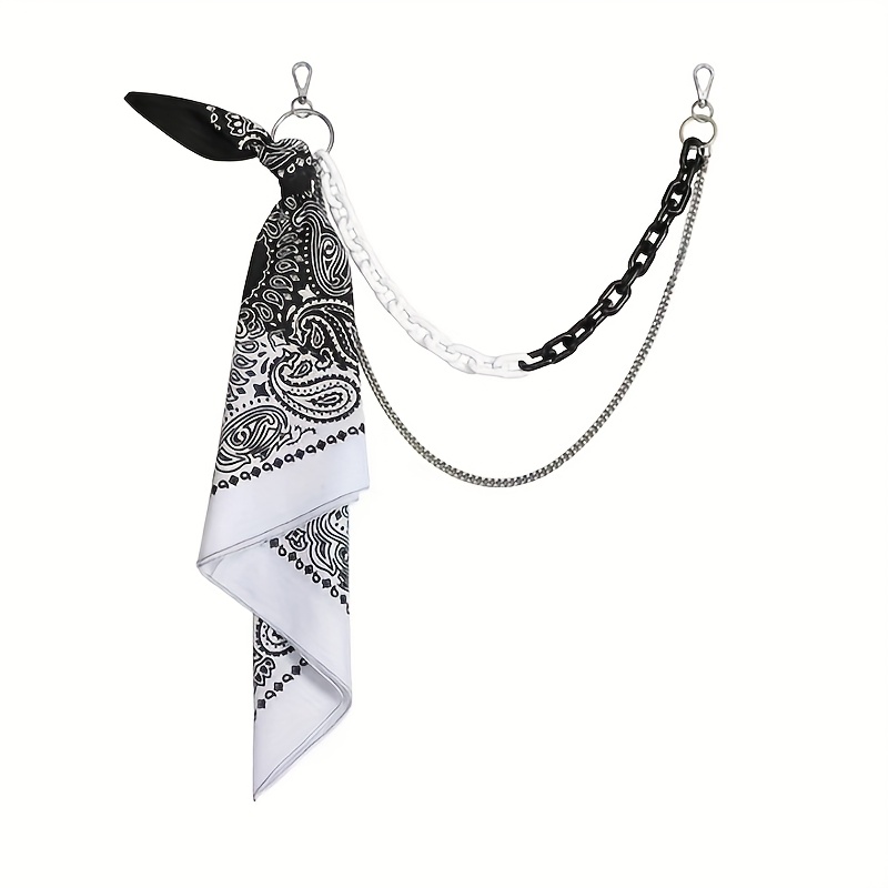 2-layer Beaded Pants Chain With Hip Hop Waist Chain