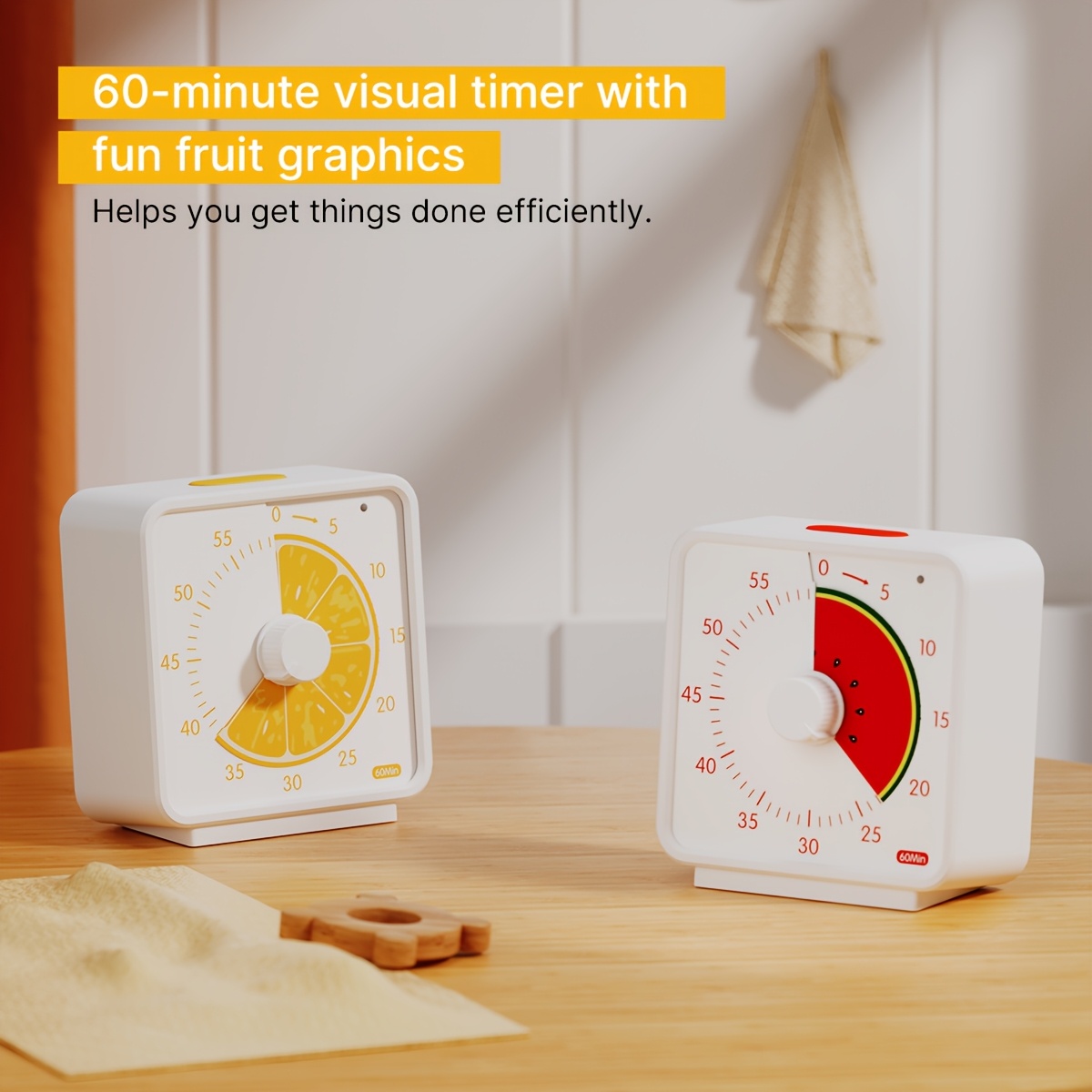 6 Pack Digital Kitchen Timer Magnetic Digital Timer