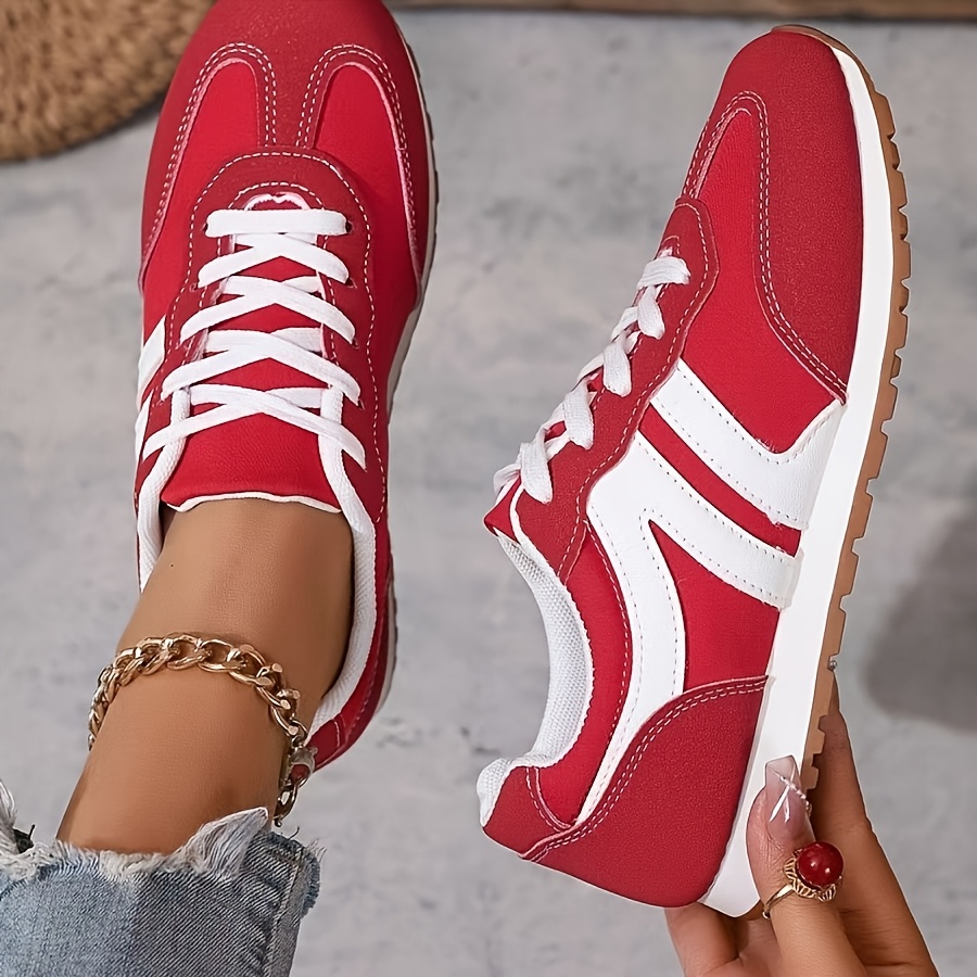 TEMU Chaussures décontractées, Chaussures plates, Chaussures de course, Chaussures de sport, Chaussures pour femme grande , Confortables et légères,