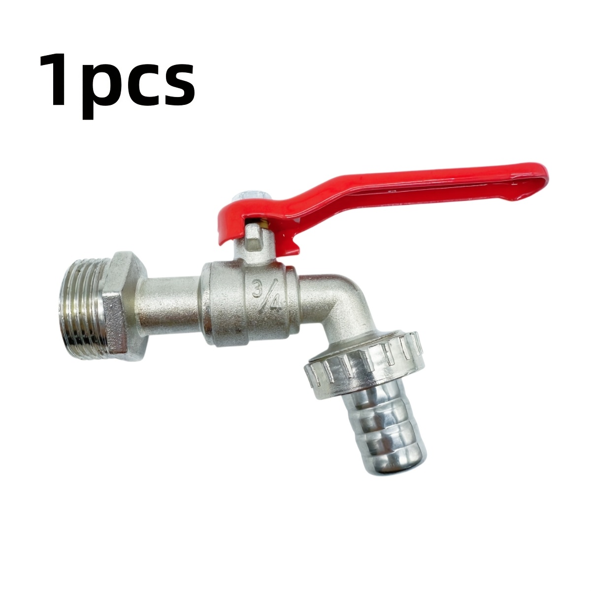 Image of G3/4"-g3/4" Thread Quick-open Faucet, 25mm/ Inch Thread Outdoor Garden Faucet, Heavy-duty Alloy Water Valve, Valve, Ball Valve For Water Output