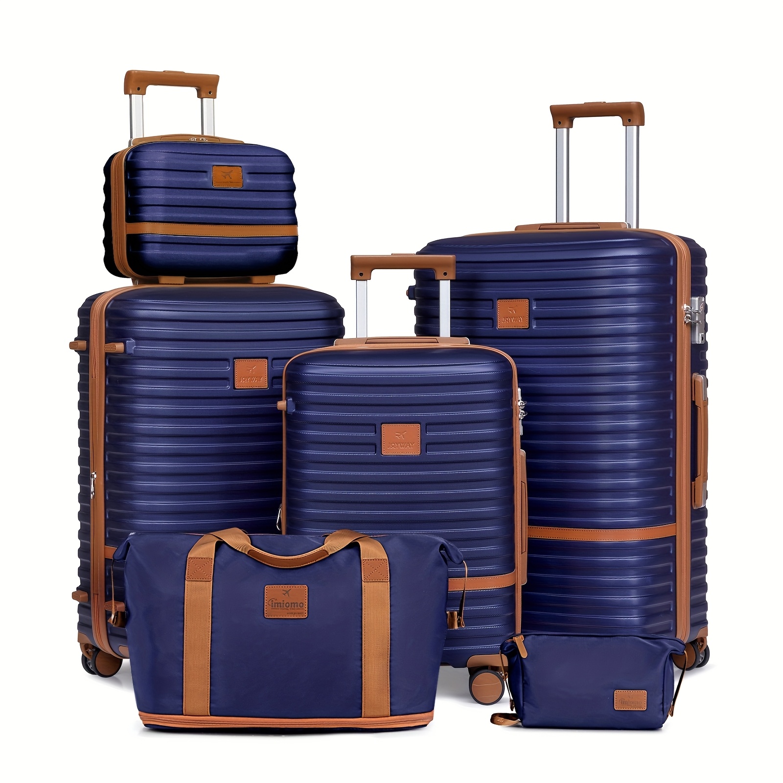 Joyway Expandable Suitcase - Durable Hardshell Luggage With Quiet Rolling Wheels, Tsa Lock, Airline Size Options 13/20/24/28 Inches + Carry Bag