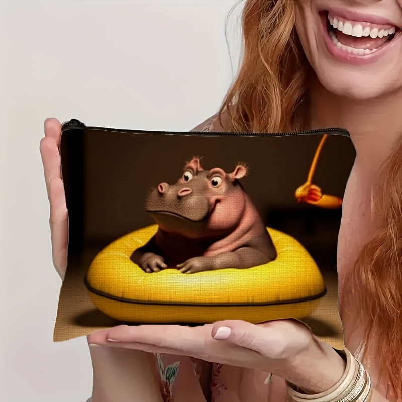 Süße Reise-Make-up-Tasche Klein – Kosmetiktasche Aus Polyester (12,1x19,1x3,8 Cm), Perfekt Für Handtasche