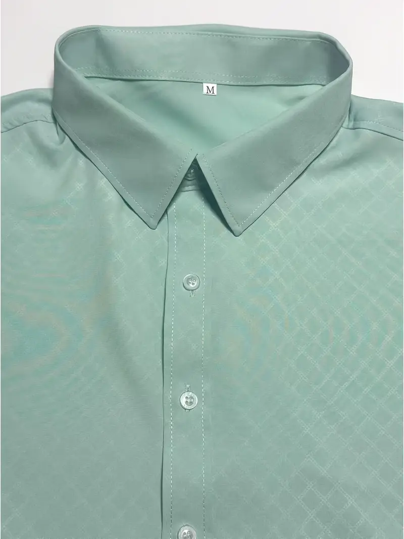 mens mint green solid small diamond dress shirt regular fit - Temu Colombia mens mint green solid small diamond dress shirt regular fit - Temu Colombia