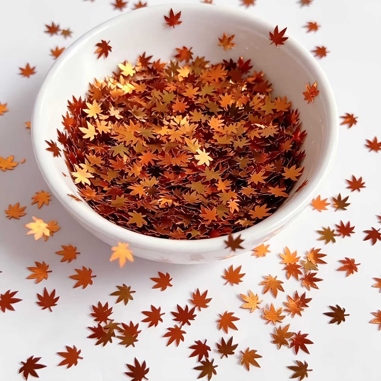 TEMU 2800 pièces Feuilles d'érable, Décoration d'automne pour de , Ornements de maison sur le thème de , Thanksgiving, Halloween et fournitures de