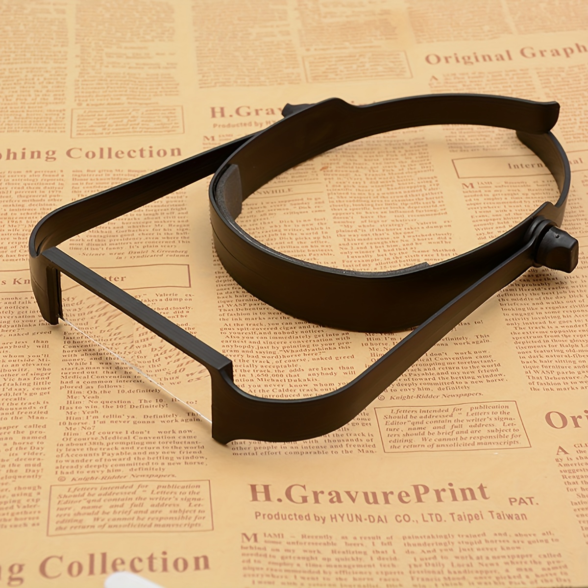 diamond painting embroidery 1 6x 2x 2 5x 3 5x adjustable head mounted magnifier lightweight and simple head   with replaceable 4x lenses for elderly reading maintenance assistance details 3
