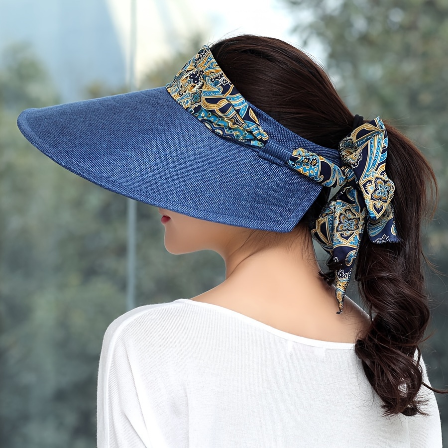 Sun Hat Women's Summer Sun Protection Cap Shawl Fisherman Hat