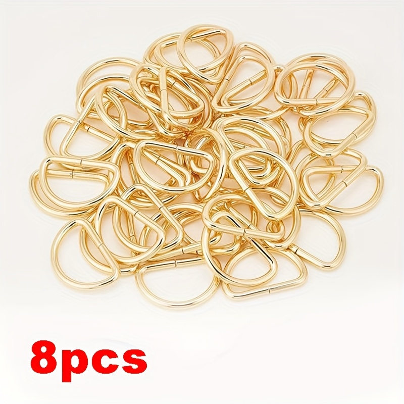 TEMU 8 Metal Snap Fasteners, Durable Metal, Suitable For Wallets, Bags, Jackets, Hats, Belts - Sewing And Weaving Accessories, Compatible With Fabric