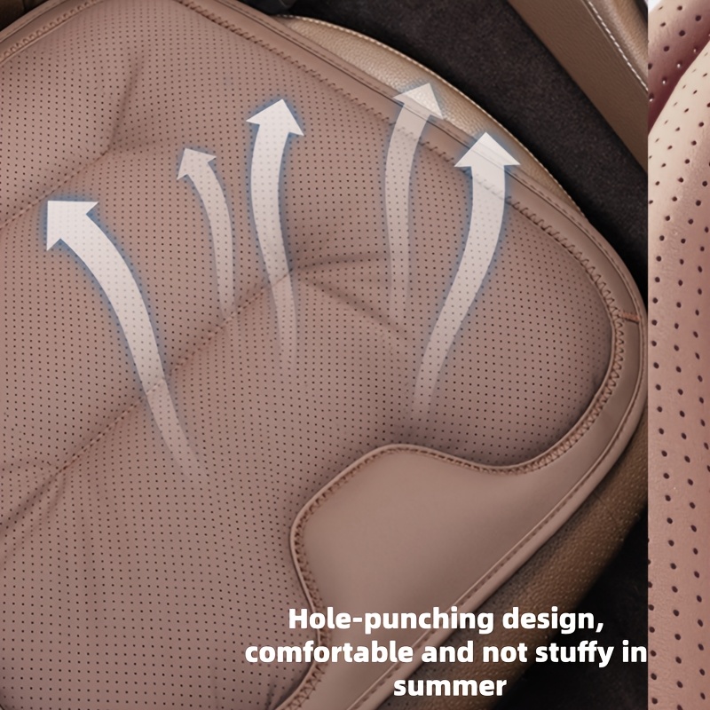 1pc luxurious breathable car seat cushion high quality universal car seat   and  able with ventilation holes   and remove durable filling     fashionable   suitable for most cars Product details 5