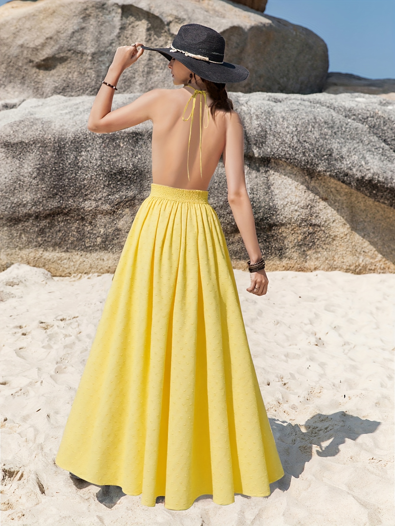 princess polly baby blue dress a backless long dress summer featuring a high main image 0