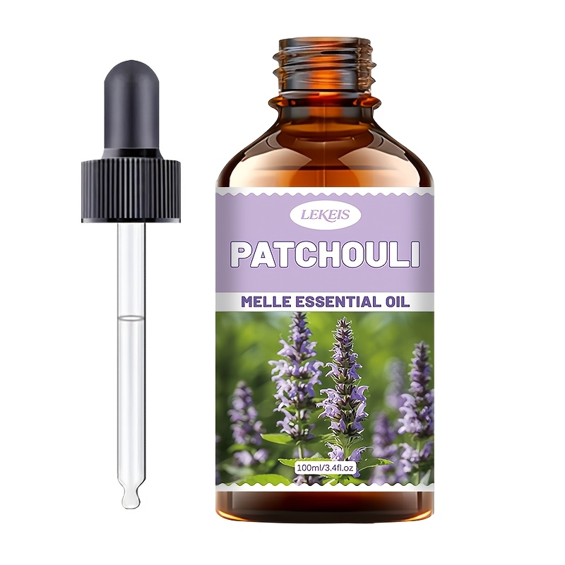 Patchouli Essential Oil 100ml/3.4 Fl Oz, For Facial, Skin And Hair Care. Moisturizing, Leaving And Smooth. Essential Oil, Perfect For Massage, Bathing, Nail Care