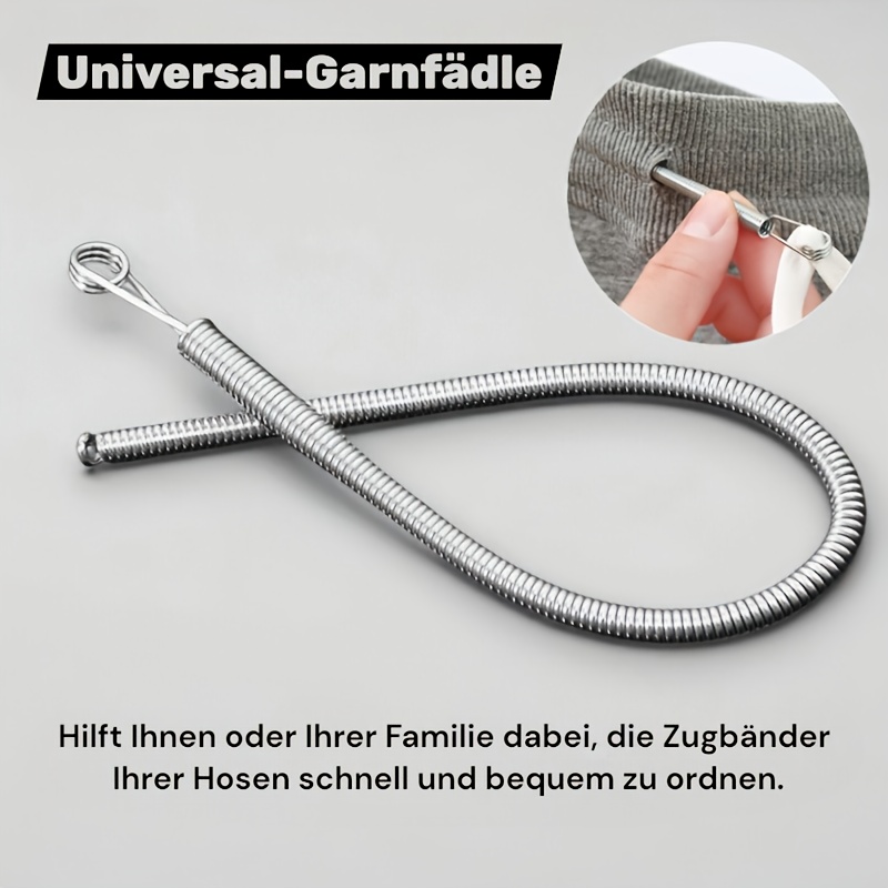  . federdraht-einfädler werkzeug, biegsame nadel-einfädler für nähen, basteln, reparatur, müheloses   mit edelstahlspitze, nicht-medizinisches gerät für ältere menschen als sehhilfe und zufällige postkarte