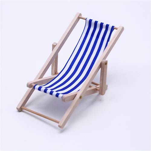 spielzeug dekoration, puppen holz strandstuhl modell, mini möbel outdoor liegestuhl, miniatur zubehör, drehrequisse, miniatur , sammlerstück geschenk für hobbyisten und enthusiasten
