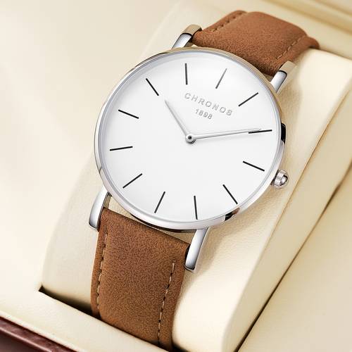 mens fashion watch featuring no second hand elegant casual waterproof quartz for outdoor activities professional settings and everyday use ideal gifts for family and male friends during holidays